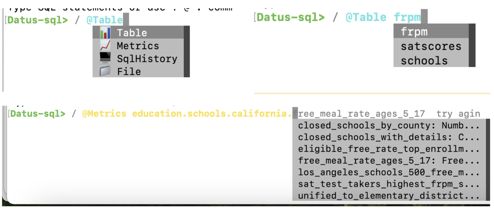 Context injection browse mode