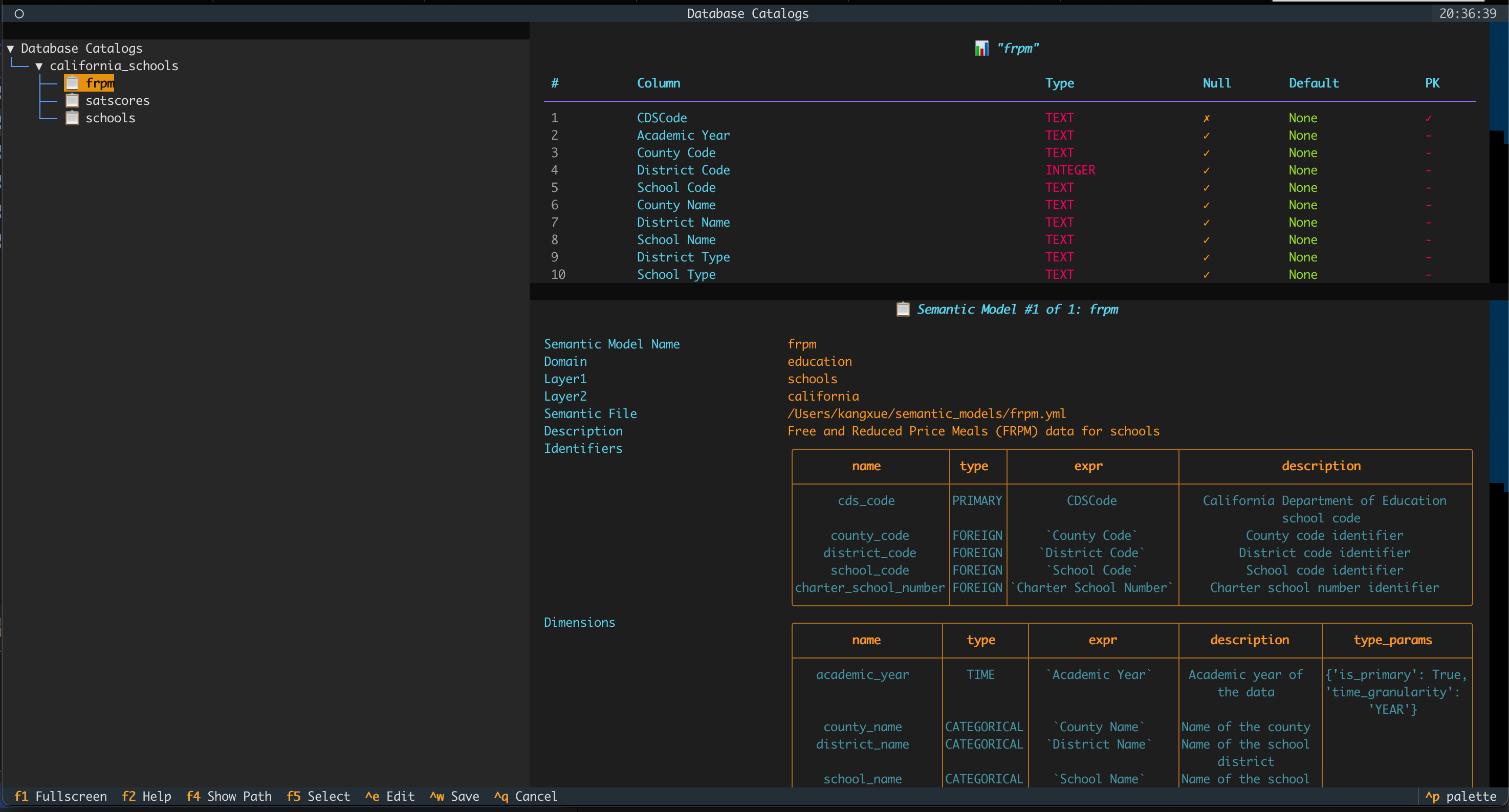 Catalog Screen